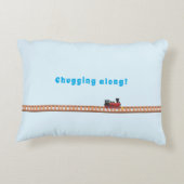 可愛いカスタマイズ可能な男の赤ちゃん アクセントクッション (裏面)