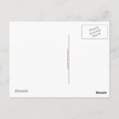 可愛いカスタマイズ可能な白うさぎ「ヘア」ヘアサロン ポストカード (裏面)