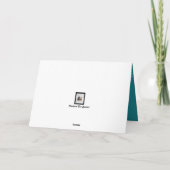 可愛いカスタマイズ恋しく思可能な「Your」カード（Bassets付き） カード (裏面)