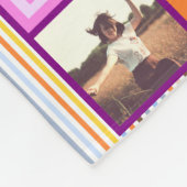 可愛いカスタムの家族写真の記憶 フリースブランケット (角)