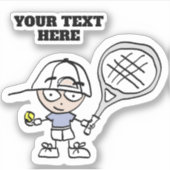 可愛いカスタムデカール漫画のシール シール (正面)