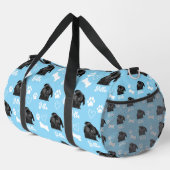 可愛いカスタムラブポープリントドッグラバーペットフォト ダッフルバッグ (右コーナー)