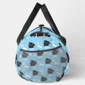 可愛いカスタムラブポープリントドッグラバーペットフォト ダッフルバッグ (右)