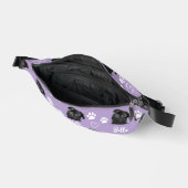 可愛いカスタムラブポープリントドッグラバーペットフォト ファニーパック (見開き)