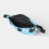 可愛いカスタムラブポープリントドッグラバーペットフォト ファニーパック (見開き)