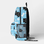 可愛いカスタムラブポープリントドッグラバーペットフォト プリントバックパック (右)