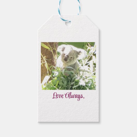 可愛いカスタムラベル ギフトタグ (正面)