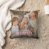 可愛いカスタム写真記念MUMMYギフト クッション (ブランケット)