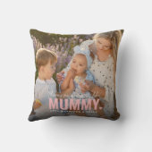 可愛いカスタム写真記念MUMMYギフト クッション (裏面)
