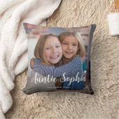 可愛いカスタム叔母さん2枚フォトキープサケ クッション (ブランケット)