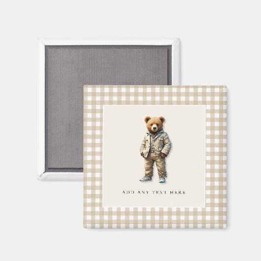 可愛いカスタム マグネット (正面/裏面)