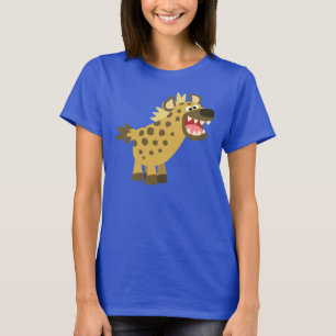 可愛いカックリング漫画Hyena女性Tシャツ Tシャツ