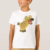 可愛いカックリング漫画Hyena子供用Tシャツ Tシャツ (正面)