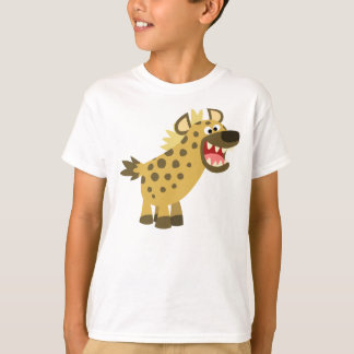 可愛いカックリング漫画Hyena子供用Tシャツ Tシャツ