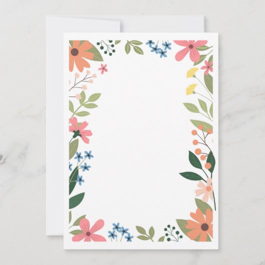 可愛いカップルかわいらしフローラは日付を保存する (裏面)