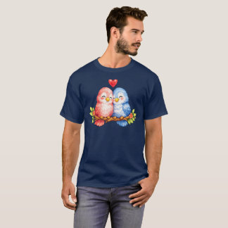 可愛いカップルや友達 Tシャツ