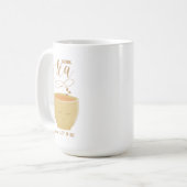 可愛いカップ - 紅茶を飲んでリラックス コーヒーマグカップ (正面左)