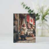 可愛いカナダ格言パンケーキ シーズンポストカード (スタンド正面)