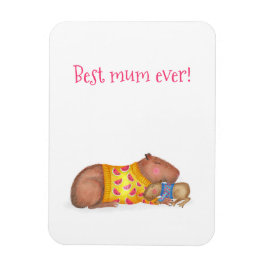 可愛いカピバラ最高のマー・エバー・マグネット マグネット