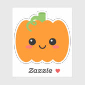 可愛いカボチャ顔タンブラー等のビニールシール シール (シート)