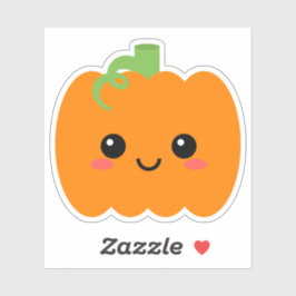 可愛いカボチャ顔タンブラー等のビニールシール シール