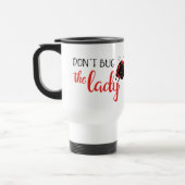 可愛いカモのバグ追加モノグラム トラベルマグ (左)