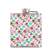 可愛いカラフルおもしろいモンスターズ フラスク (裏面)