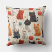 可愛いカラフルが子どもの柄を引き付ける クッション (裏面)