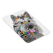 可愛いカラフルとCirn Terrier Magnet 3"x4" マグネット (右側)