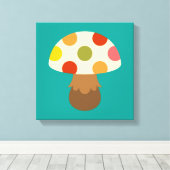 可愛いカラフルのキャンバス印刷 キャンバスプリント (インサイチュ (ウッドフロア))