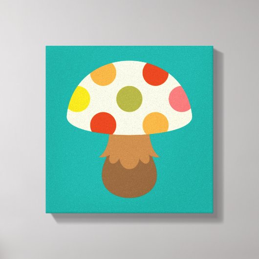 可愛いカラフルのキャンバス印刷 キャンバスプリント (正面)