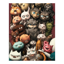 可愛いカラフルのグループ