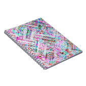 可愛いカラフルの部族柄 ノートブック (右側)