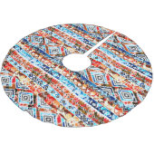 可愛いカラフルガーリーアステカ ブラッシュドポリエステルツリースカート (アングル)