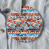 可愛いカラフルガーリーアステカ 缶バッジ (インサイチュ)
