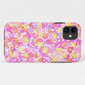可愛いカラフルガーリー抽象芸術花模様 Case-Mate iPhoneケース (裏面(横))