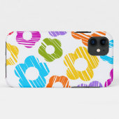 可愛いカラフルガーリー花明るい花柄 Case-Mate iPhoneケース (裏面(横))