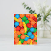 可愛いカラフルキャンディ ポストカード (スタンド正面)