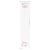 可愛いカラフルクモダンラス ショートテーブルランナー (正面)