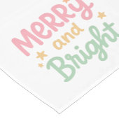 可愛いカラフルクモダンラス ショートテーブルランナー (コーナー)