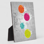 可愛いカラフルクリスマスボードデコレーション フォトプラーク (側面)