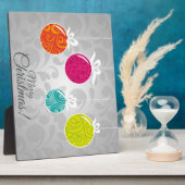 可愛いカラフルクリスマスボードデコレーション フォトプラーク (側面)