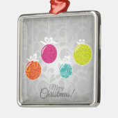 可愛いカラフルクリスマスボードデコレーション メタルオーナメント (左)