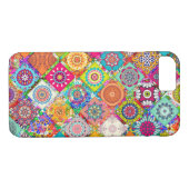 可愛いカラフルシームレスな装飾模様 Case-Mate iPhoneケース (裏面(横))