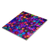 可愛いカラフルスパイラルコスモス タイル (側面)