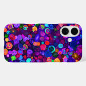 可愛いカラフルスパイラルコスモス Case-Mate iPhoneケース (裏面 (横))