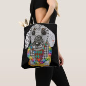 可愛いカラフルダシュンドトートバッグ トートバッグ (クローズアップ)