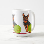 可愛いカラフルチョーキードッグマグ コーヒーマグカップ (正面右)