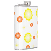 可愛いカラフルデイジー花柄 フラスク (右)