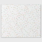 可愛いカラフルドシンプルットおもしろいフェスティバル休日 ラッピングペーパー (フラット)